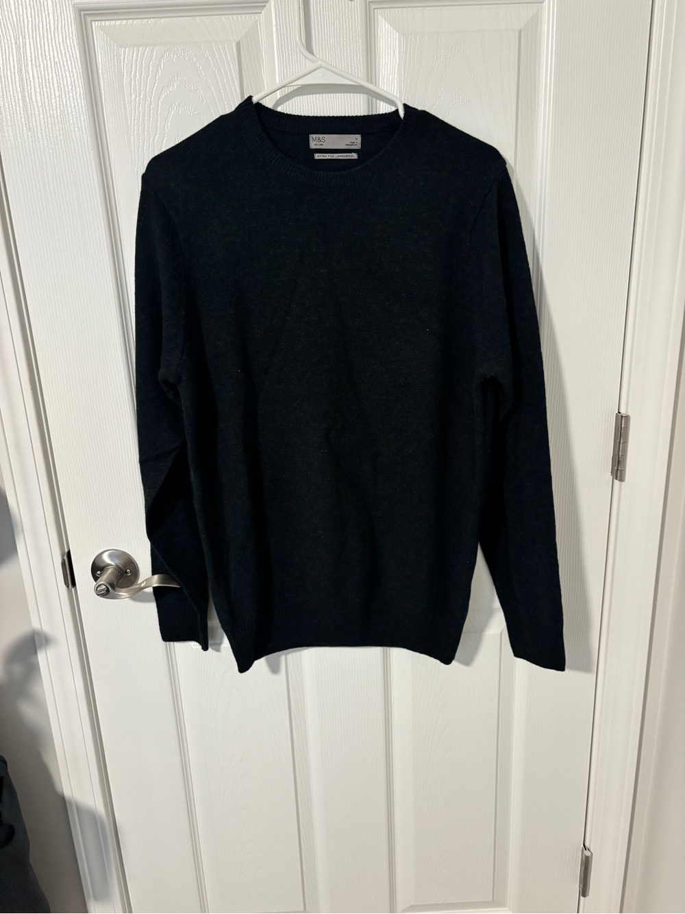 Marks & Spencer Men's Black Crewneck Jumper